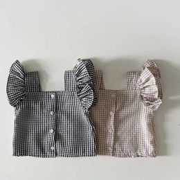 Conjuntos de ropa Sonkpuel 2023 Summer Baby Clothing Set para niños pequeños TEE y pantalones cortos 2 piezas de trajes para niñas.