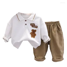 Sets de ropa Spring Otoño Autumn Baby Girl Cloth Kids Niños Camiseta Pantalones 2 PCS/Sets