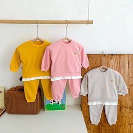 Ensembles de vêtements Spring Baby Clothes Set Ours Ours Hoodies and Pants 2pcs Boys Suit