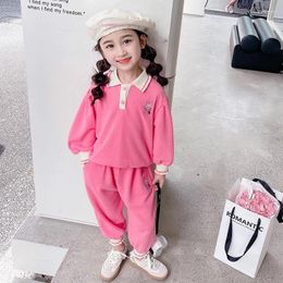 Sets de ropa Spring Baby Baby Girl Childs Cartoon Sweepshirt Sweinshirt Sweepants Kids Clothits Casual Sportswear