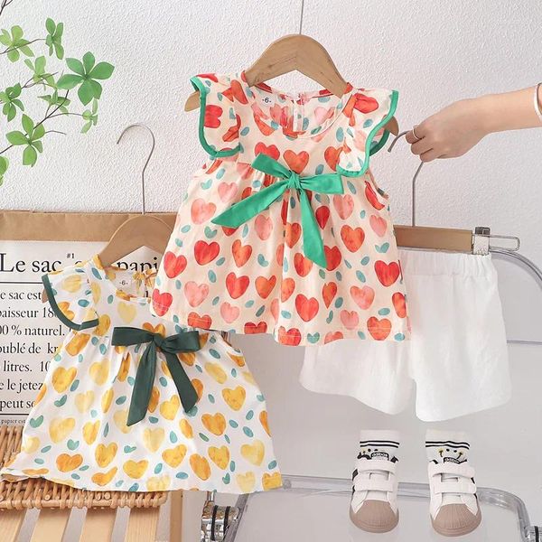 Sets de ropa traje para niñas ropa de bebé para niños camisa de moda