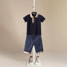 Kleidung Sets Sommer 2 Stück Outfit Baby Boy Set Kleidung Lässige Mode Gestreiften Niedlichen Baumwolle T-shirtShorts Boutique Kinder Kleidung 230803