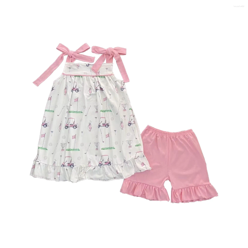 Clothing Sets Summer Boutique Kids Family Outfits Cute Girls Boy Shorts Matches Baby Rompers