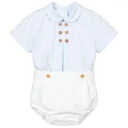 Vêtements de vêtements d'été garçons espagnols Boutique Baby vêtements de bébé