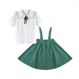 Conjuntos de ropa El vestido infantil 2024 presenta una amplia gama de estilos y tejidos cómodos