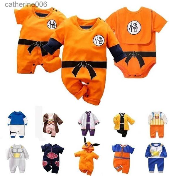 Conjuntos de ropa para niños pequeños Romper Baby Boy Girl Jumpsuit Newborncartoon Halloween Cosplay ropa de bebé para bebés onderse 0-24 mesesl231202