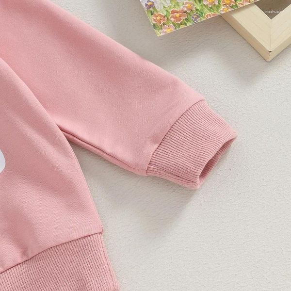 Vêtements Ensembles pour tout-petit bébé fille tenues mamas Letters drôles sweat-shirt pull à manches longues tops jogger pantalon deux pièces vêtements