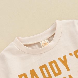 Ensembles de vêtements Enfant Garçon Vêtements d'été Ensemble Mamas Daddys Little Buddy Imprimer T-shirt à manches courtes Shorts Tenues Infantile