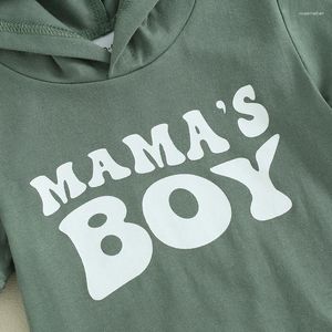 Ensembles de vêtements vêtements pour les enfants pour bébés garçons shorts d'été Set Mamas Boy Short à manches à capuche
