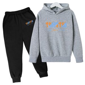 Kleding Sets Trapstar Lente Herfst Print Kinderen Hoodies Pak Jongens Meisjes Hoge Kwaliteit Sportkleding Kinderen Srteet Casual Pullover Pnats 221011