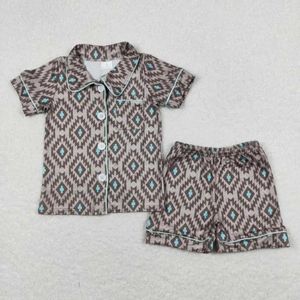 Vêtements Ensemble de conception occidentale Shorts garçons de vêtements pour garçons Set RTS RTS Wholesale Toddler Boutique Kids