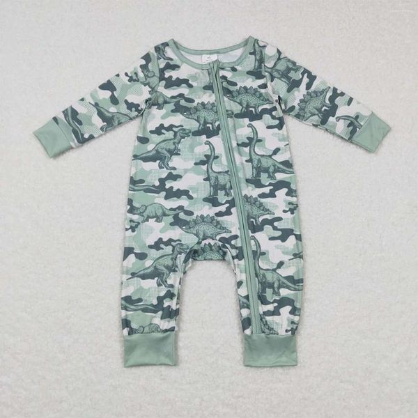 Conjuntos de ropa Baby Boy Baby Western Western Alpine Vacada Estampado Camiseta de manga larga Botton Botton Sumpsuit Kids para niños pequeños