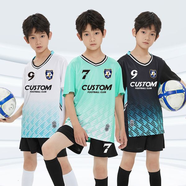 Conjuntos de ropa Venta al por mayor personalizada personalizada para niños Camiseta de fútbol Camiseta de fútbol de alta calidad para niños Camiseta de fútbol para niños pequeños 230626