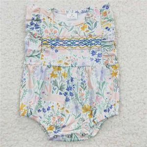 Ensembles de vêtements Girls en gros bébé Baby Summer Sans Suit Suit Multi- motif Ffower Color Bright Stripes avec volant