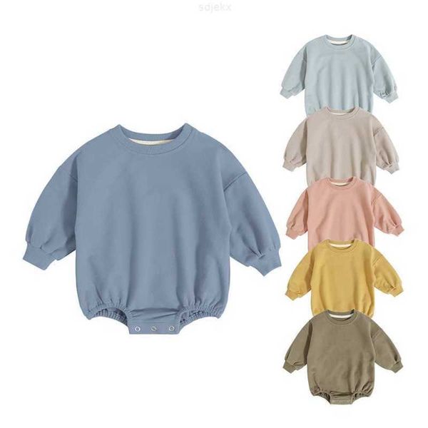 Ensembles de vêtements en gros de vente chaude de haute qualité Coton Coton Vêtements de bébé Couvre-Bouton Couleur solide