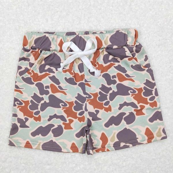 Vêtements Ensembles En Gros RTS Enfants Shorts Pour Bébé Garçons Filles Camouflage Poche Enfants Boutique Enfants