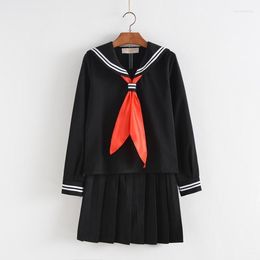 Kledingsets Women JK Sailor High School Uniform Draai Set Student Girl Harajuku Preppy Style Top Blouse Taille A-lijn geplooide rok