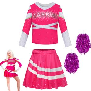 Kledingsets Z O M B I E S 3 Zombie High School Cosplaykostuum Cheerleadersjurk voor kinderen Peutermeisjes Top Rokken Carnaval Halloween Jumpsuits 231031