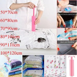 Stockage de vêtements 2022 Strong Vacuum Seal Oranizer Bags VAC Space Saving Compressed Bag Pack Saver