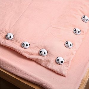 Kledingopslag 4/8pcs Panda quiltstandaard slip-resistente Noordse clips voor bedste deken clip kleding pennen covers bevestigingshouder 2022