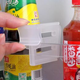 Almacenamiento de ropa 4pcs divisor de plástico botella de cocina de férula puede organizador de estanterías tablero de partición de refrigerador retráctil