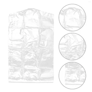 Almacenamiento de ropa 50 Uds. 60x90cm cubierta antipolvo para ropa bolsas de ropa de plástico transparente desechables para tienda en casa al aire libre