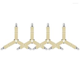 Kleding opbergde laken houder riemen 4 pc's bevestigingsmiddelen verstelbare drievoudige hoorngekomen Suspender Matras Corner Clips