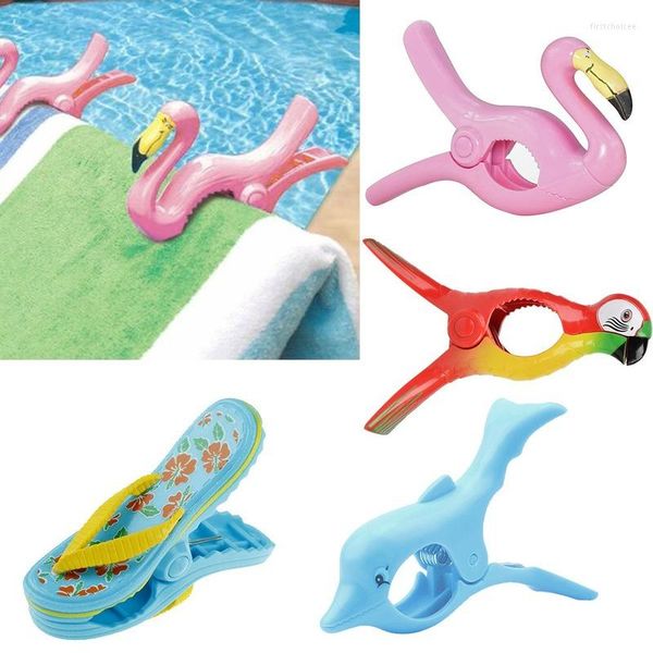 V￪tements Storage Plastique Place Planchers Clips pour Sunts Sun Lounger Animal Decoration Clothes P￩gs Pins de grande taille S￩chage.