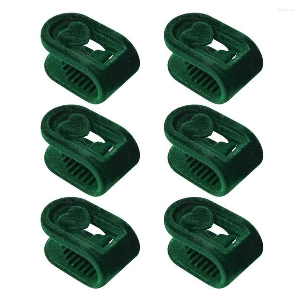 Rangement des vêtements Quilt Sheet Holder Fixations de couette Grippers Fixateur d'angle Literie ABS d'hiver sans aiguille Vert foncé 6PCS Housse de couette