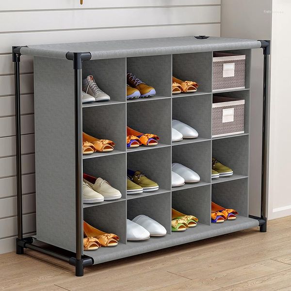 Rangement de vêtements Simple étagère à chaussures supports ménage multi-couche économie dortoir chaussures armoire porte casier poussière