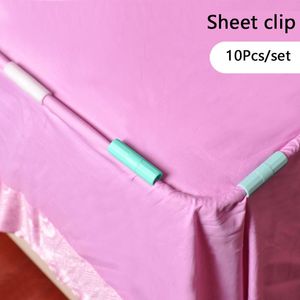 Armoire de rangement de vêtements 10 pièces/ensemble Clips de drap de lit ABS support de couverture de haute qualité pince antidérapante pour chevilles multifonctions