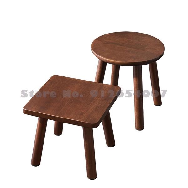 Armario de almacenamiento de ropa, taburete pequeño de madera maciza nórdica, cambio de zapatos para el hogar, red para sala de estar, banco rojo, silla baja sencilla y moderna, ropa