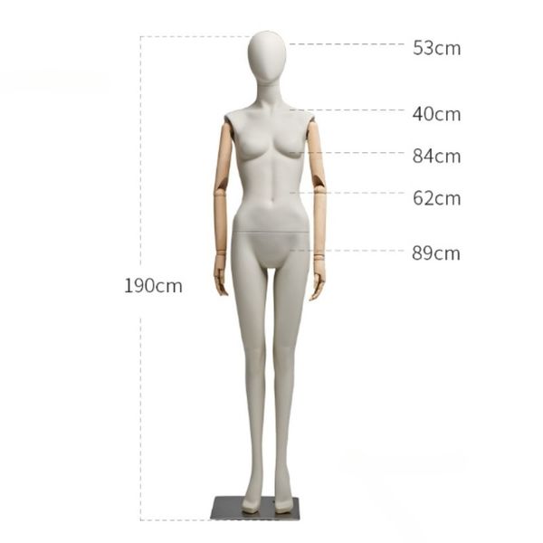 Store de vêtements femelle mannequin couverture du corps modèle de carrosserie haut de gamme de fenêtres haut de gamme avec clavicule pleine mannequins du corps