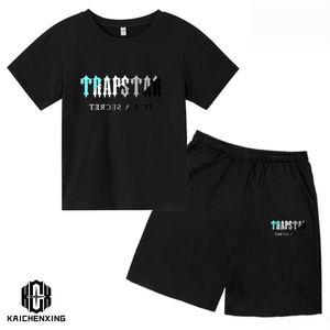 Ropa Trapstar de verano Tshirt Kids Boys Beach Shorts Sets Streetwear Situit Men Women Clothing Sportswear 230721