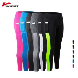 Ropa Medias para mujer Leggings de gimnasio Pantalones de yoga para correr Leggins de fitness Ropa delgada Pantalones largos femeninos Compresión para correr Capris