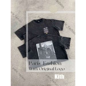 Vêtements Vintage Kith chemise homme Biggie T-shirt prêt à mourir hommes femmes haute qualité laver et faire vieux T-shirt 796