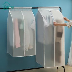 Kleding Garderobe Opslag Covers voor Kleding Stofdekking Jurken Pak Kledingstuk Tassen Closet Organizer Opknoping Dragende Pouch Case