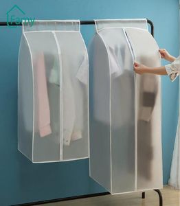 Ropa de vestuario de vestidos para ropa vestidos de cubierta de polvo traje bolsas de vestimenta organizador de armario colgando con bolsa de bolsa95235377