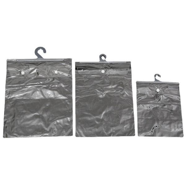 Kleidung Kleiderschrank Lagerung Verpackung Transparent Unterwäsche Staubbeutel Hängen T-shirt Kleidung Kleidungsstück Abdeckung Taschen Staubdicht Aufhänger Schutz DF1203