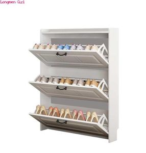 Vêtements armoire de rangement armoires de chaussures de maison de maison ultrathin 17cm organisateur moderne simplicité shoerack grand espace solide wo5955878