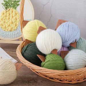 Vêtements fil 1/3 islande laine 100 acrylique boule à la main tricoté pull épais Crochet bricolage planche simple macramé corde