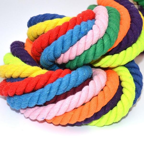 Hilo para ropa 10yrads 8mm Cuerda de algodón 3 acciones Cordones retorcidos para textiles para el hogar Decoración artesanal Bolsa Cordón Cinturón DIY Cordón Hilo Cord1