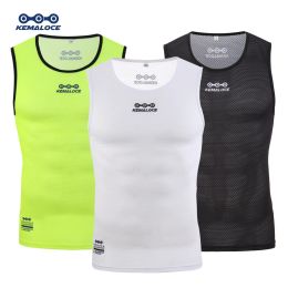 Kleding Kemaloce Cycling Base Layer Sleevess Ademend Wit 2023 Cool Cyclus Sleevess Vest Quick Dry Summer MTB Vest Bike Undershirts