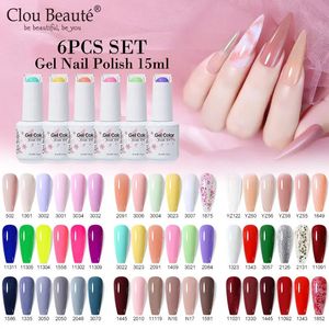 Clou Beaute Gel Nagellak Kit Set vernis semi permanente lakiery hybrydowe Nagellijm Wit Gellak UV Gel Losweken Nagelgel 231227