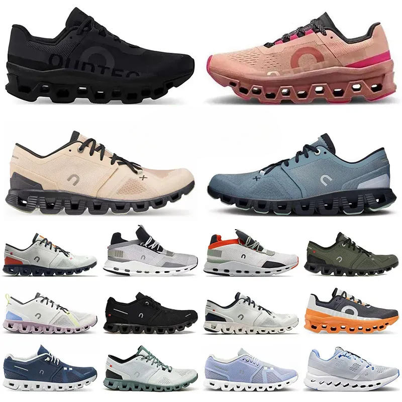 Cloud 5 x 3 Poussages Running Men Cloudswift CloudMonster Running Shoes Cloudstratus Women Chaussures Nova Monster All Black White White Pearl Glacier Sports Mens Womens