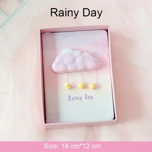 cloud bubble lighting notebook creative color notepad girl heart pink handbook lovely diary send classmate childrens day gifts