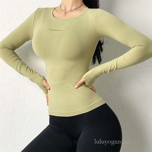 Cloud Hide Solid Yoga Shirt Femmes Long Été Haute Qualité Manches Blouse Sexy Coolness Girl Sports Gym Top Running T-shirt Hiver Automne Fiess Sportswear