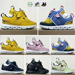 Cloud Play Kids Running Shoes Designer sur le classique Black Midnight Blue Blue Seedling Green Marshallow Pink Mint Green Babys Outdoor Sneakers Taille 22-35