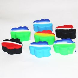 wolkenvorm wax containers voedselkwaliteit siliconen potten 22 ml siliconen container dab gereedschap opslagpotolie houder voor verdamping dhl