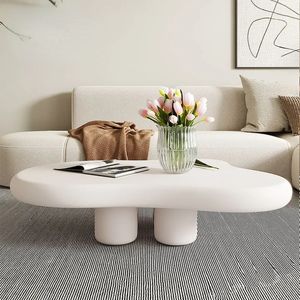 Tables basses en forme de nuage pour le salon table centrale de luxe Table d'appoint de canapé blanc kawaii meubles de décoration de chambre en stock
